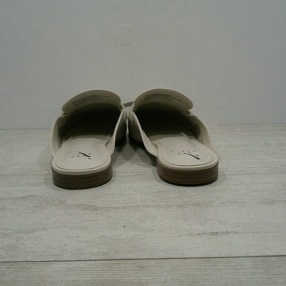 Women's Sandy Mule Flats Minimalist Slides with Gold Bit Size 9 M - Picture 6 of 11